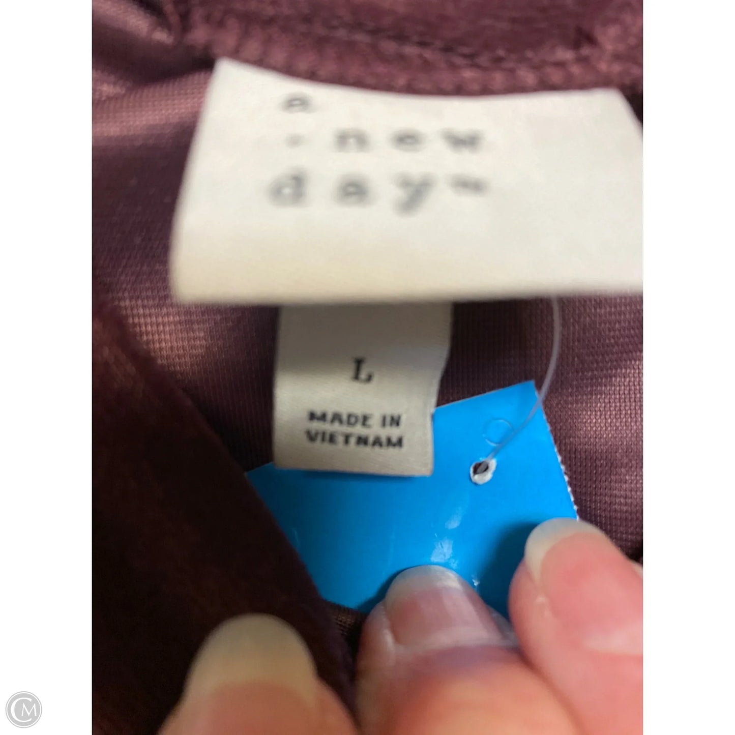 Dress Casual Midi By A New Day In Purple, Size: L