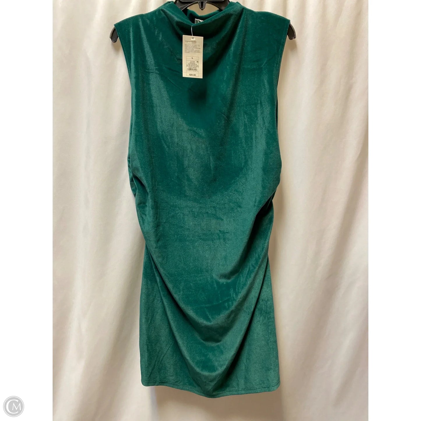 Dress Casual Midi By A New Day In Green, Size: L