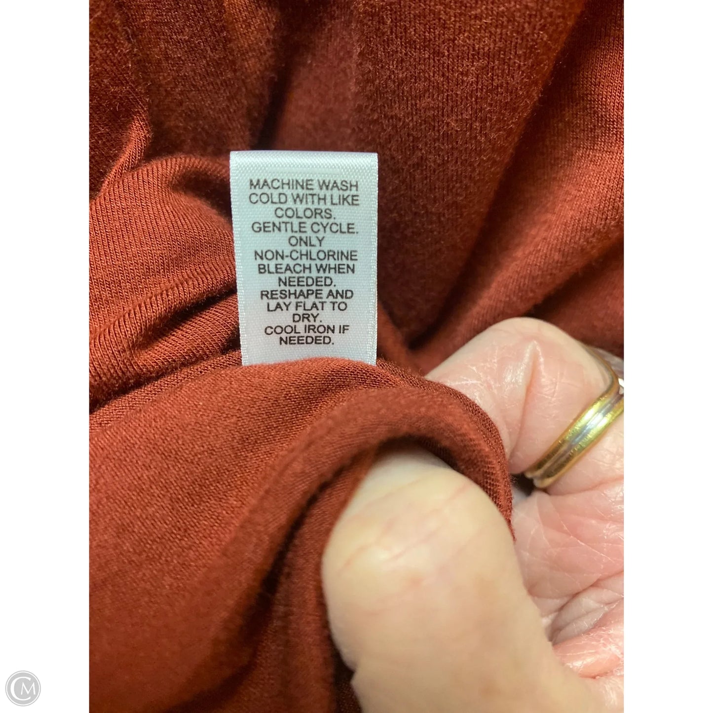 Top Long Sleeve By Cato In Copper, Size: 3x