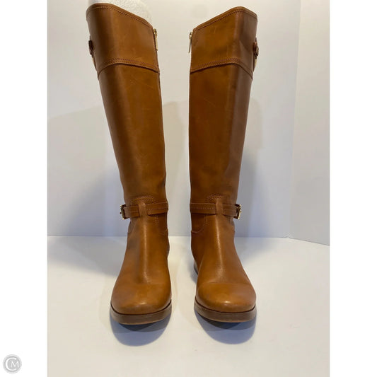 Boots Knee Flats By Michael By Michael Kors In Brown, Size: 6.5