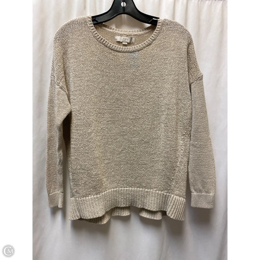 Sweater By Loft In Tan, Size: M