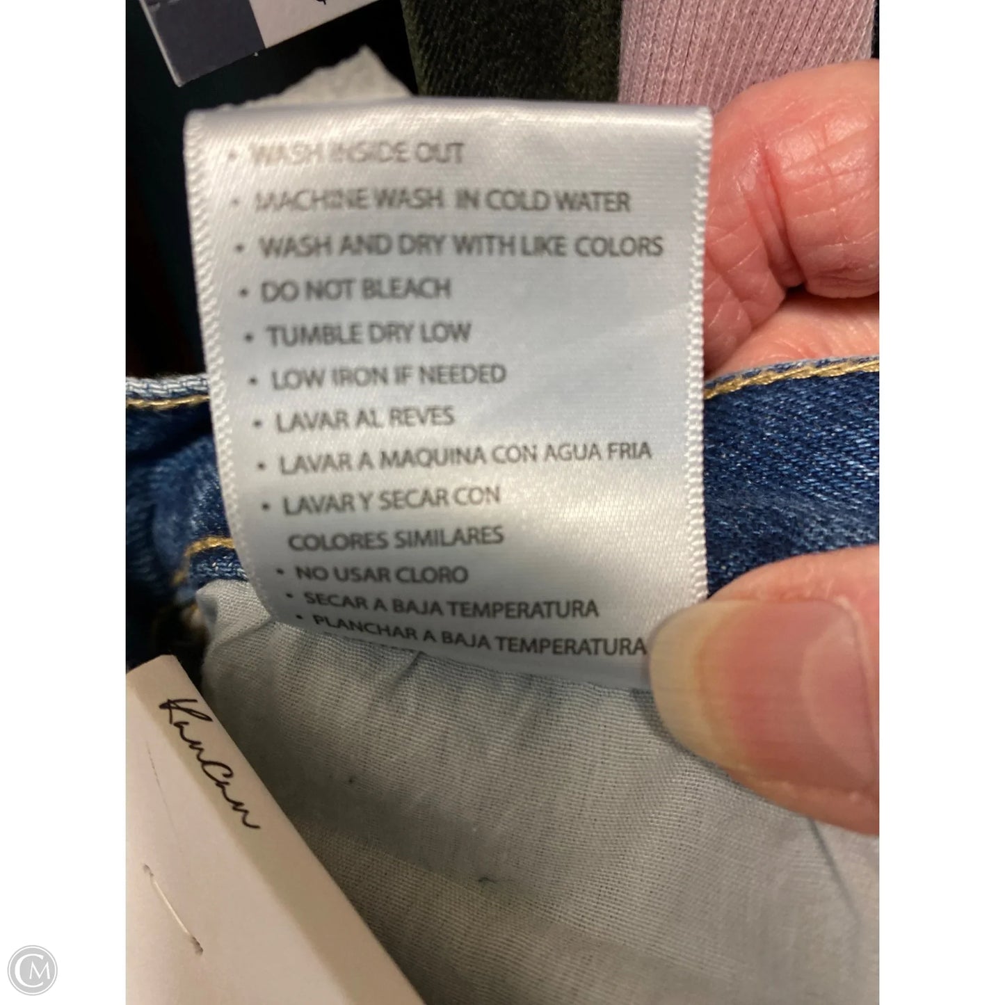 Jeans Straight By Kancan In Blue Denim, Size: 8