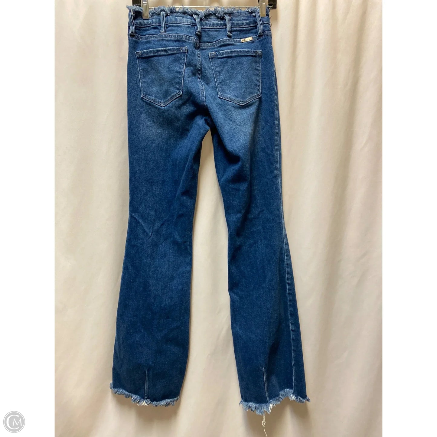 Jeans Cropped By Kancan In Blue Denim, Size: 8
