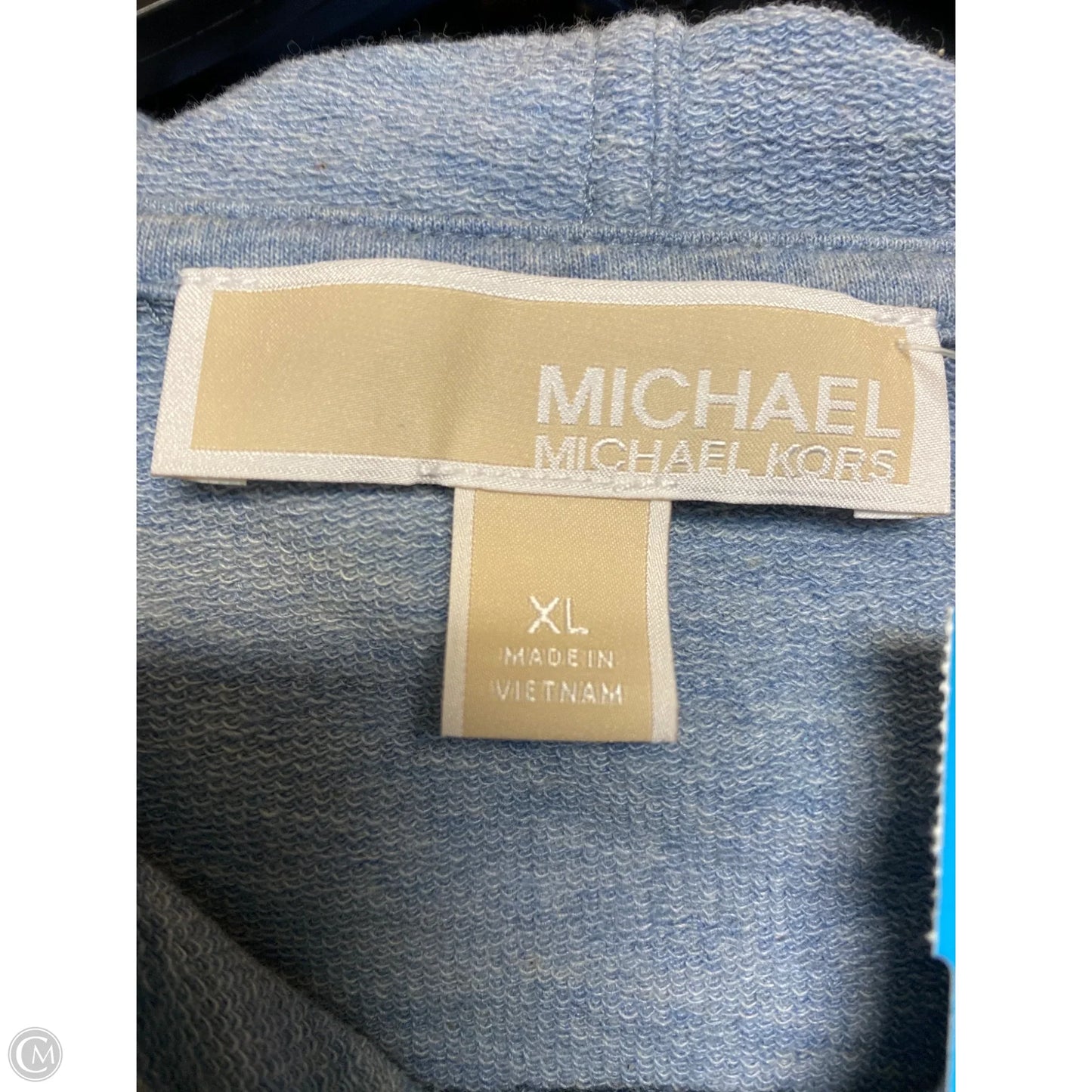 Top Long Sleeve By Michael By Michael Kors In Blue, Size: Xl
