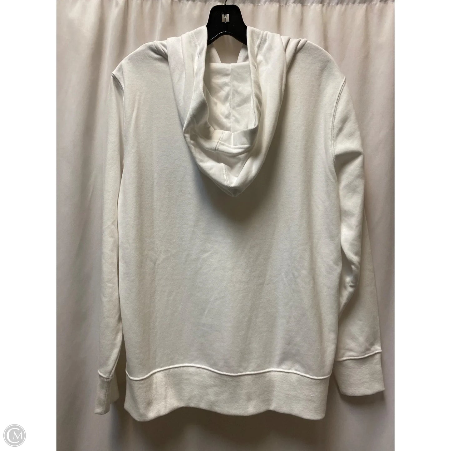 Sweatshirt Hoodie By Fila In White, Size: 1x