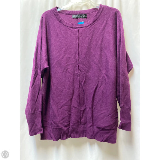 Sweater By New York And Co In Purple, Size: L