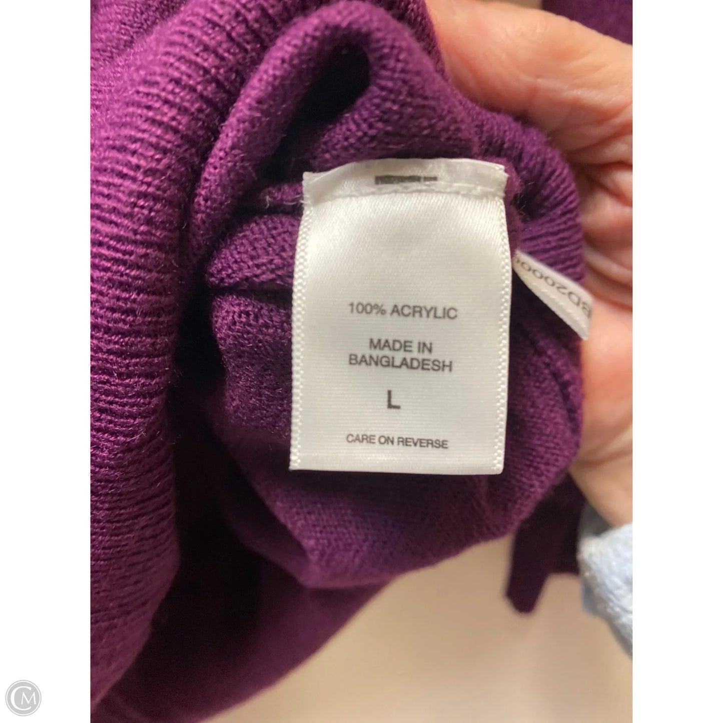 Sweater By New York And Co In Purple, Size: L