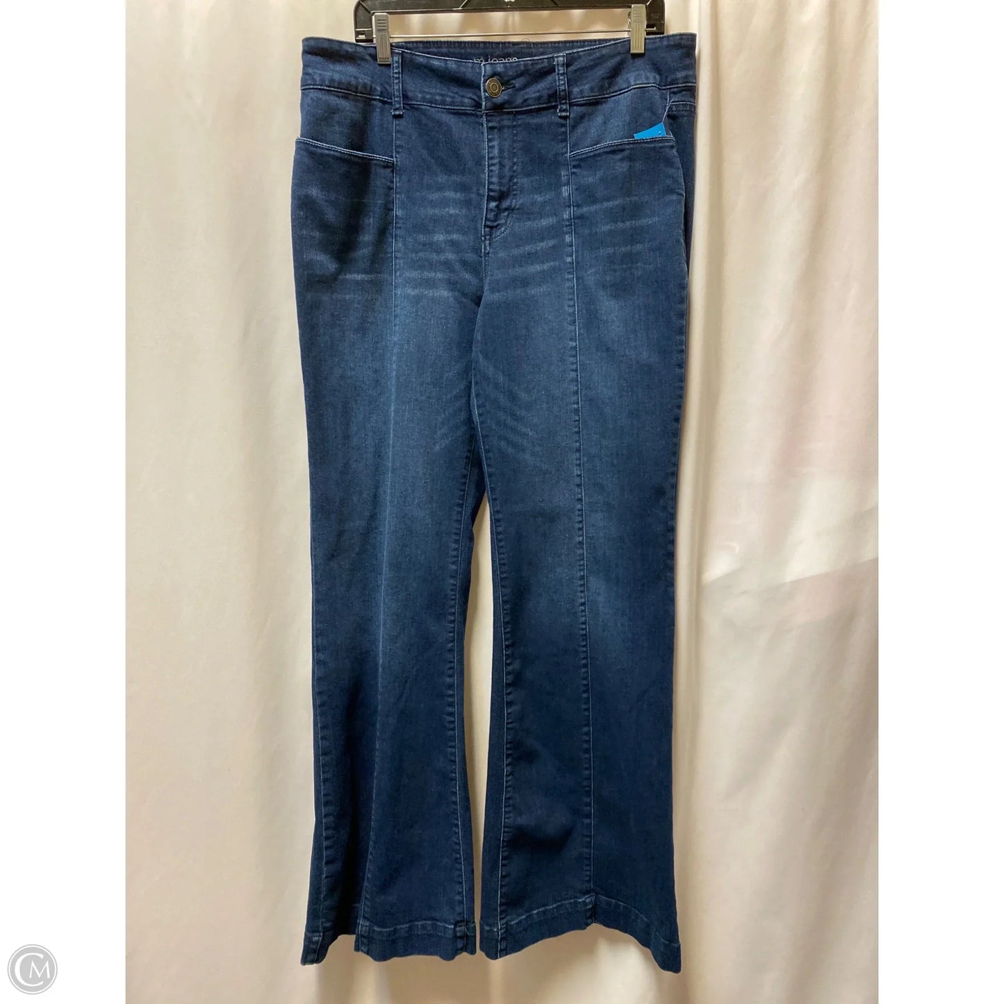 Jeans Wide Leg By Maurices In Blue Denim, Size: 16