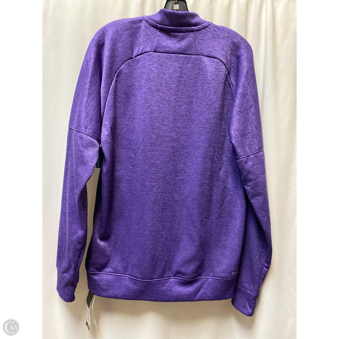 Athletic Jacket By Adidas In Purple, Size: M