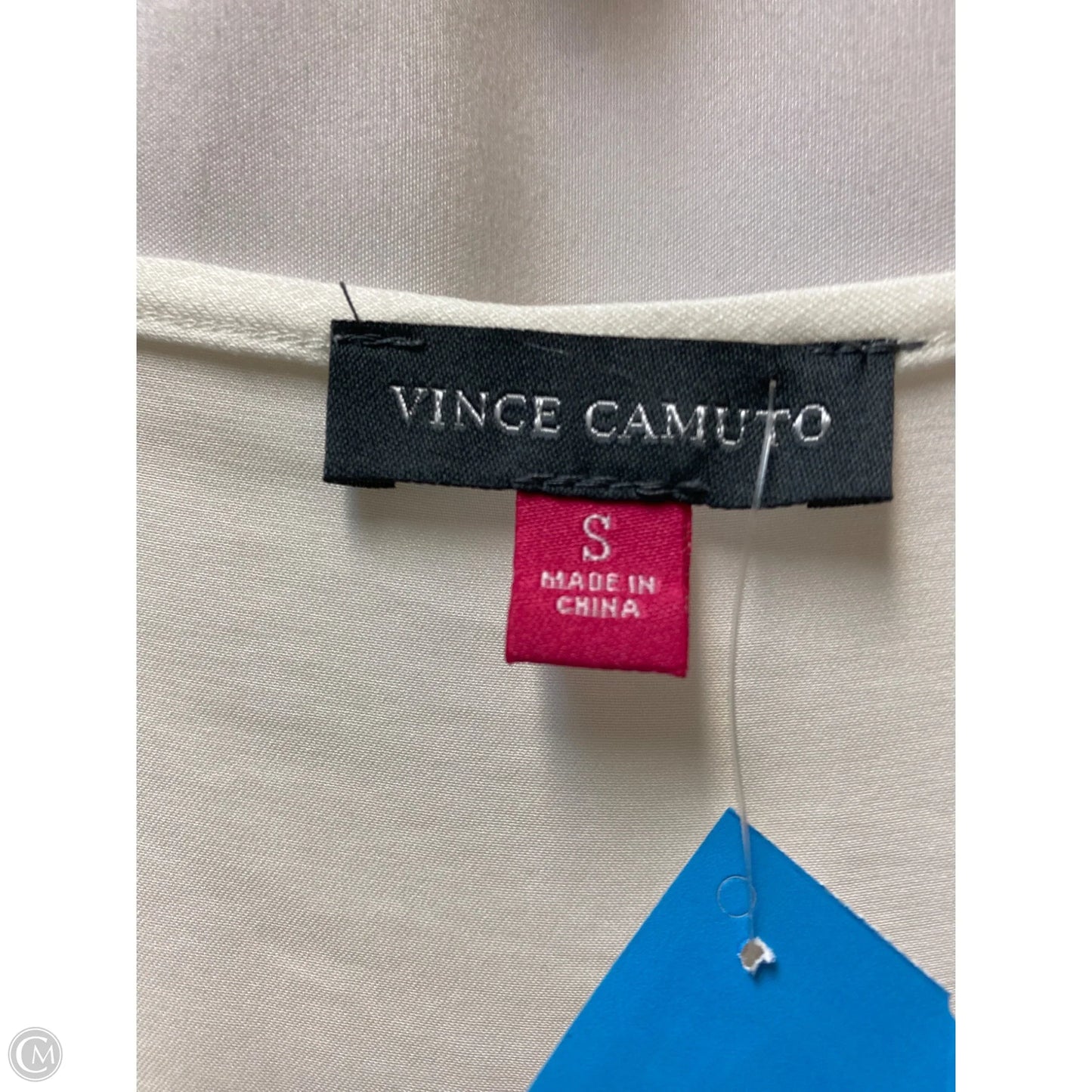 Top 3/4 Sleeve By Vince Camuto In White, Size: S