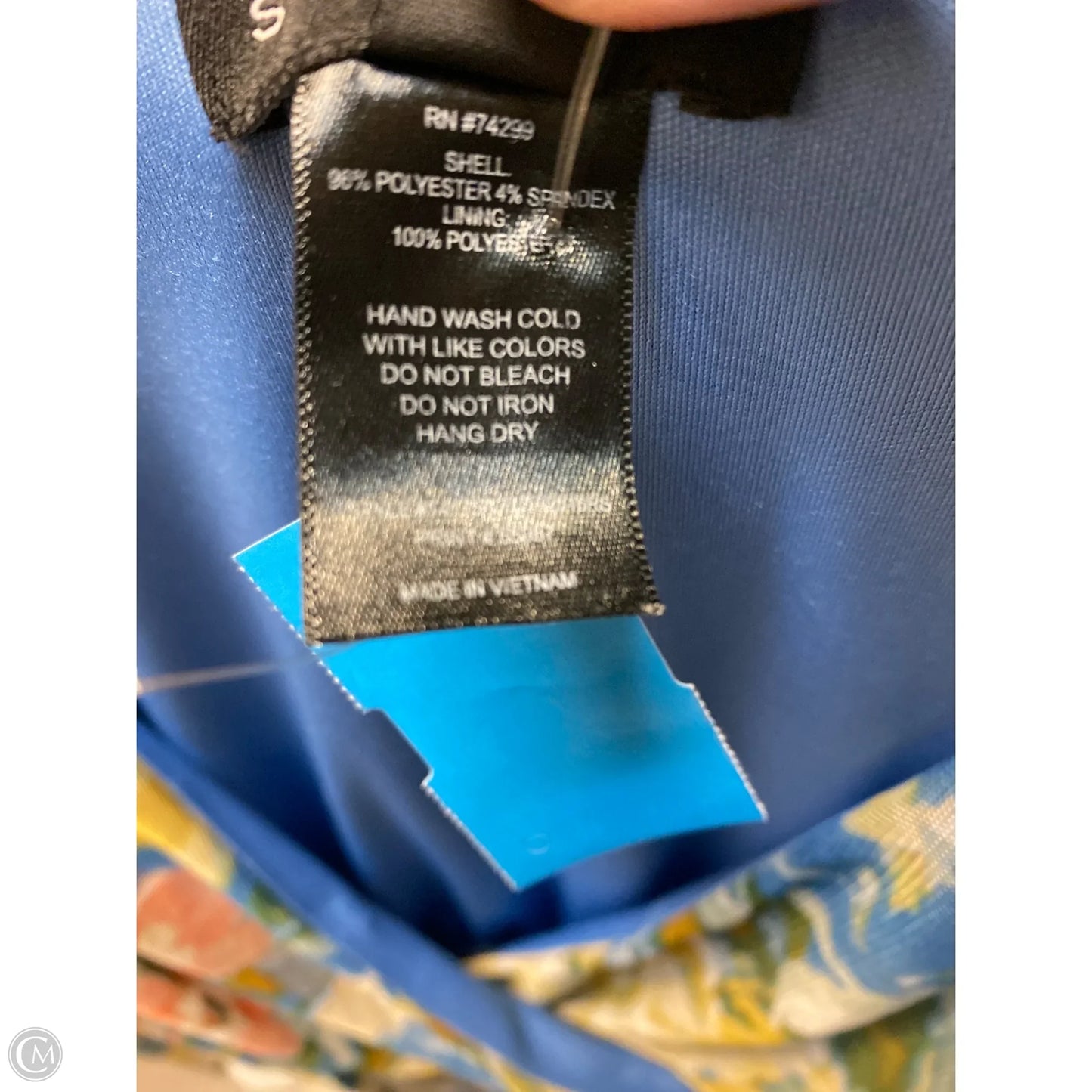 Dress Casual Midi By En Focus In Blue, Size: L