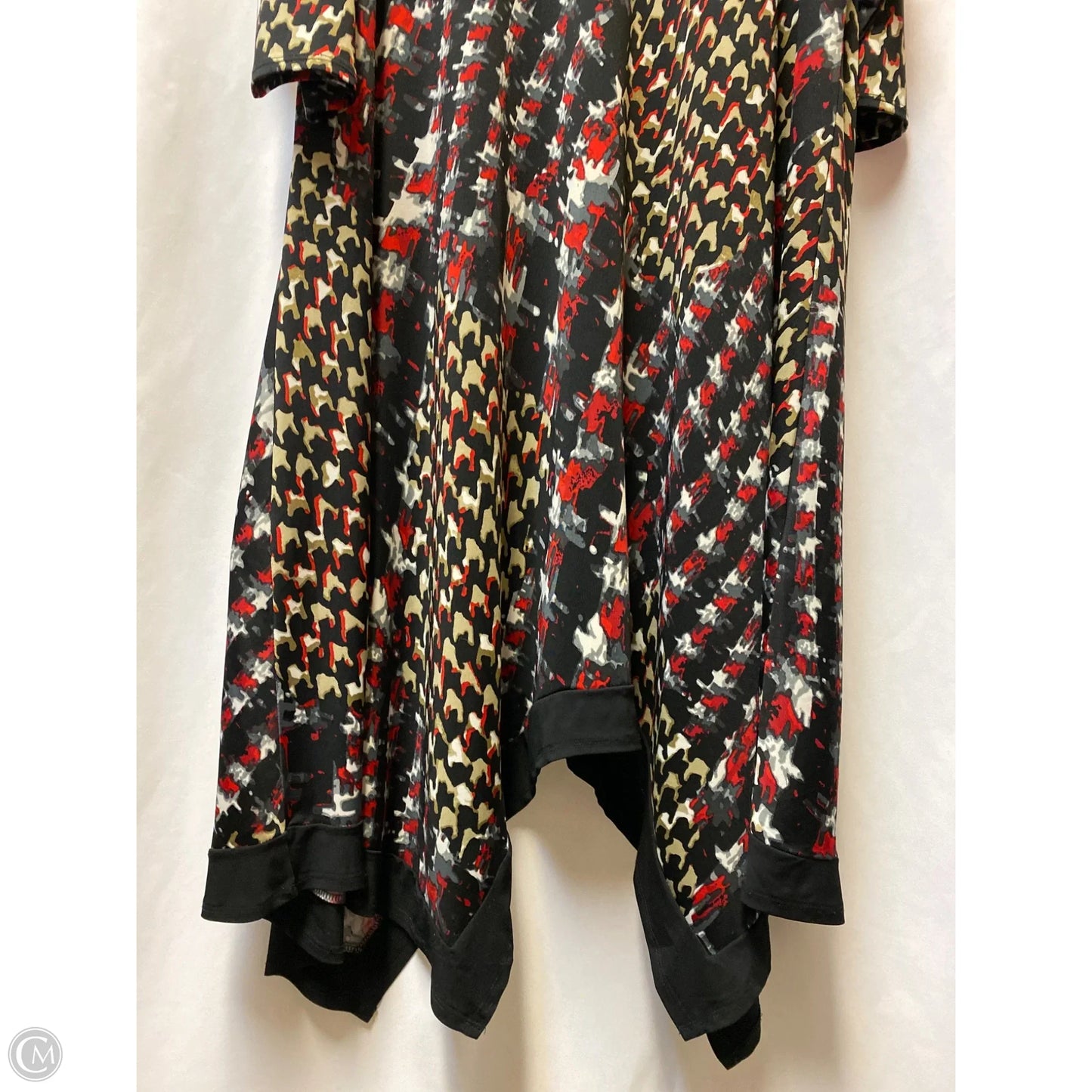 Dress Casual Maxi By Avenue In Black & Red, Size: 4x