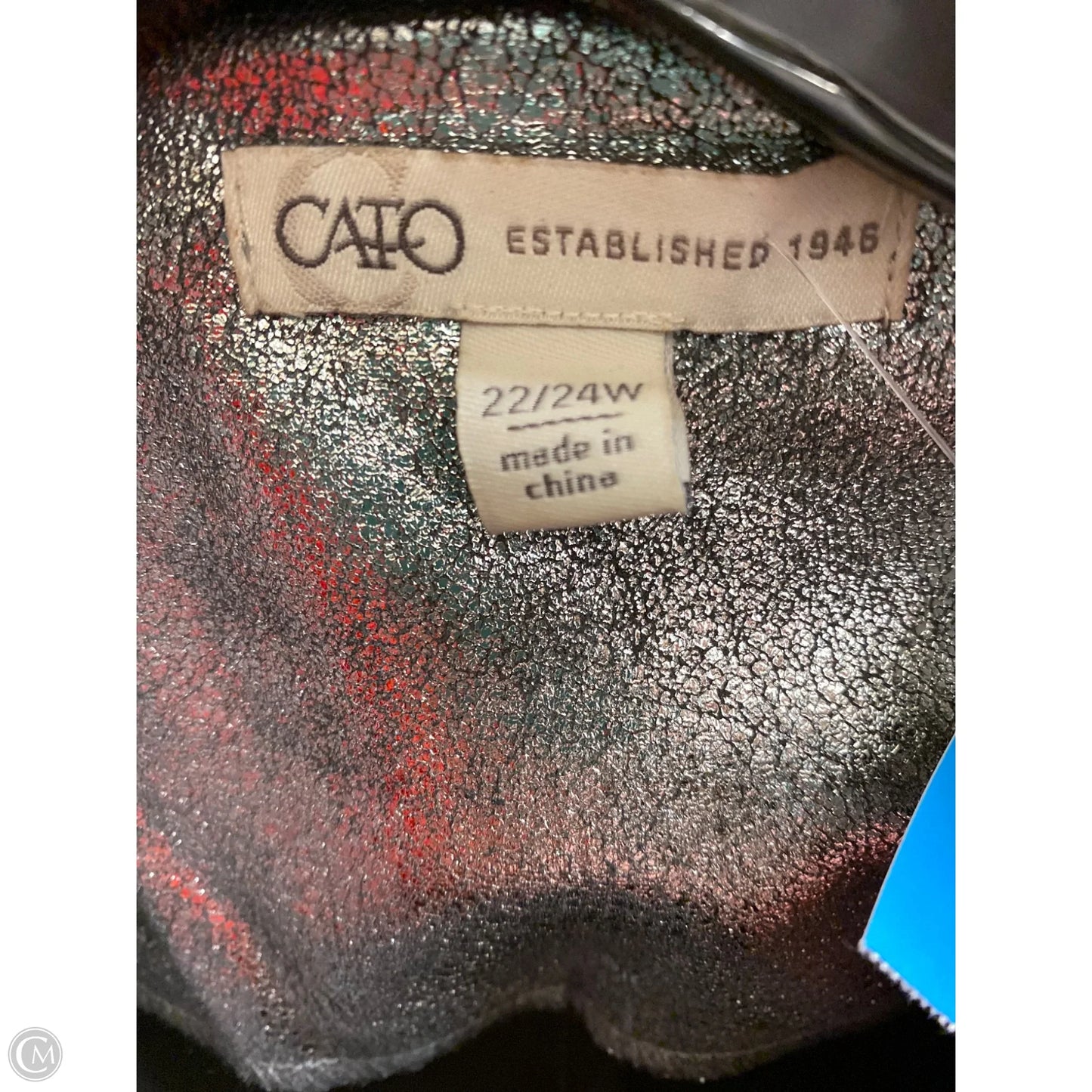 Jacket Other By Cato In Silver, Size: 3x