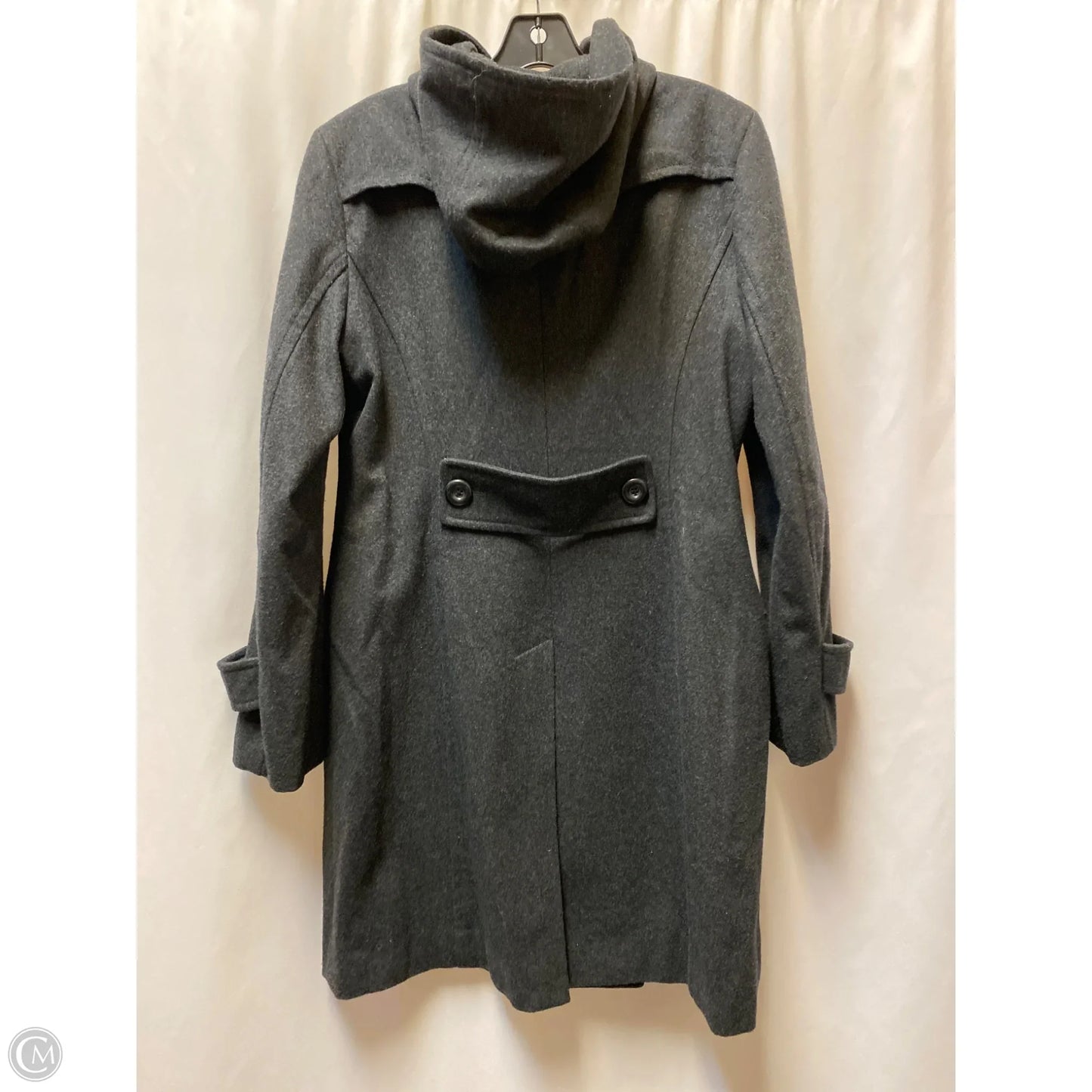 Coat Parka By Jennifer Lopez In Black, Size: L