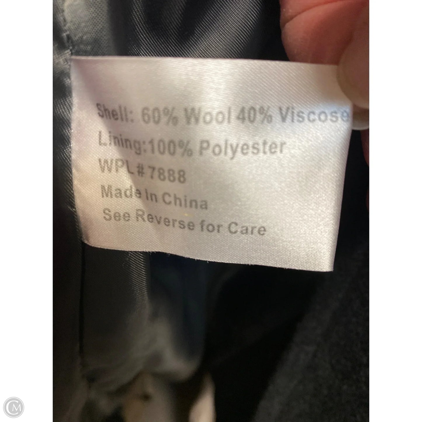 Coat Parka By Jennifer Lopez In Black, Size: L