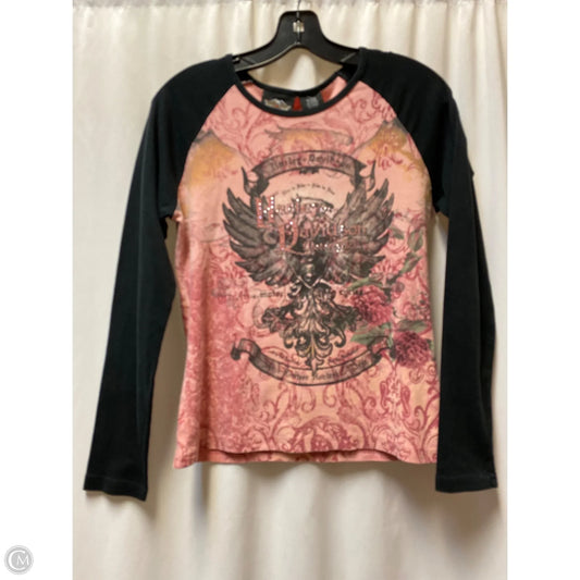 Top Long Sleeve By Harley Davidson In Black, Size: M