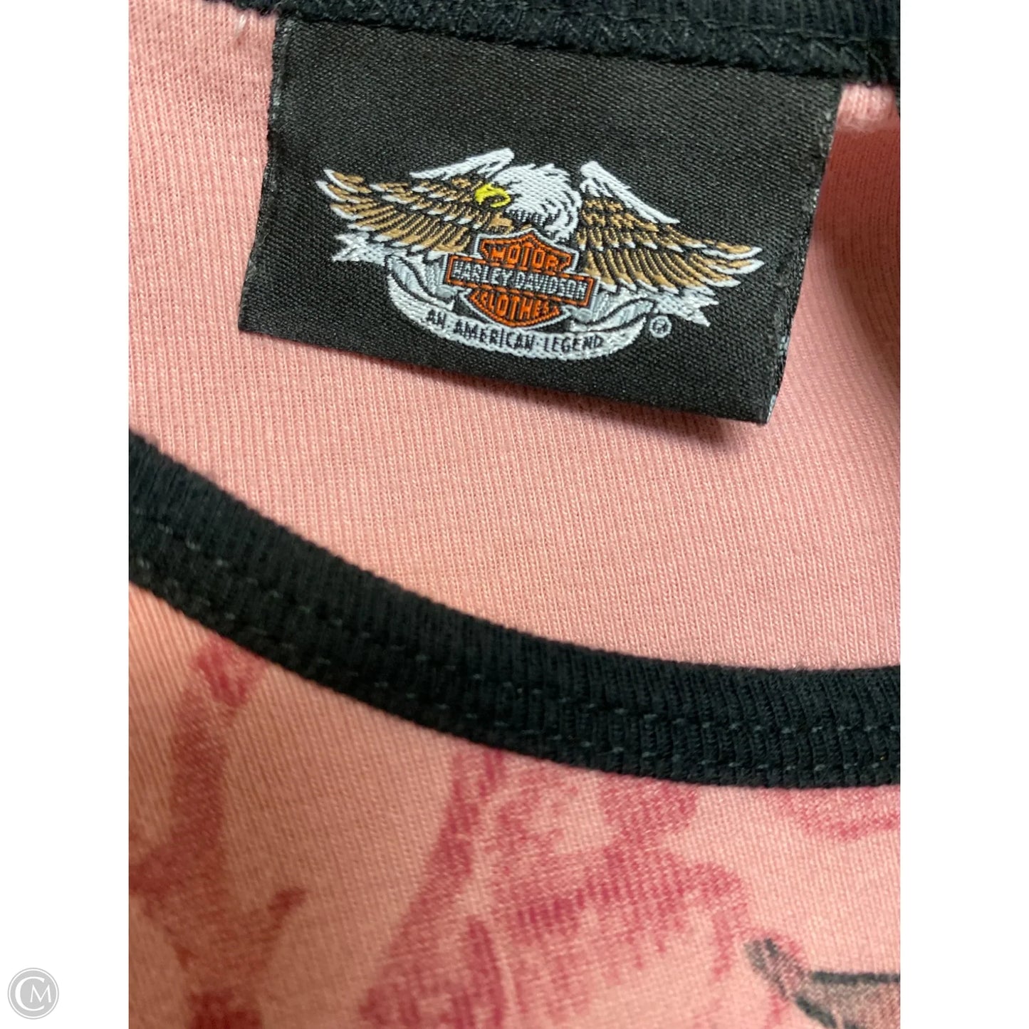 Top Long Sleeve By Harley Davidson In Black, Size: M