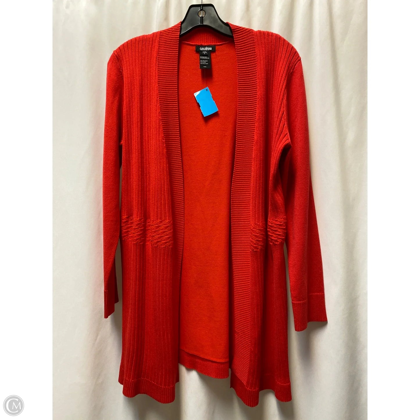 Cardigan By Clothes Mentor In Red, Size: L