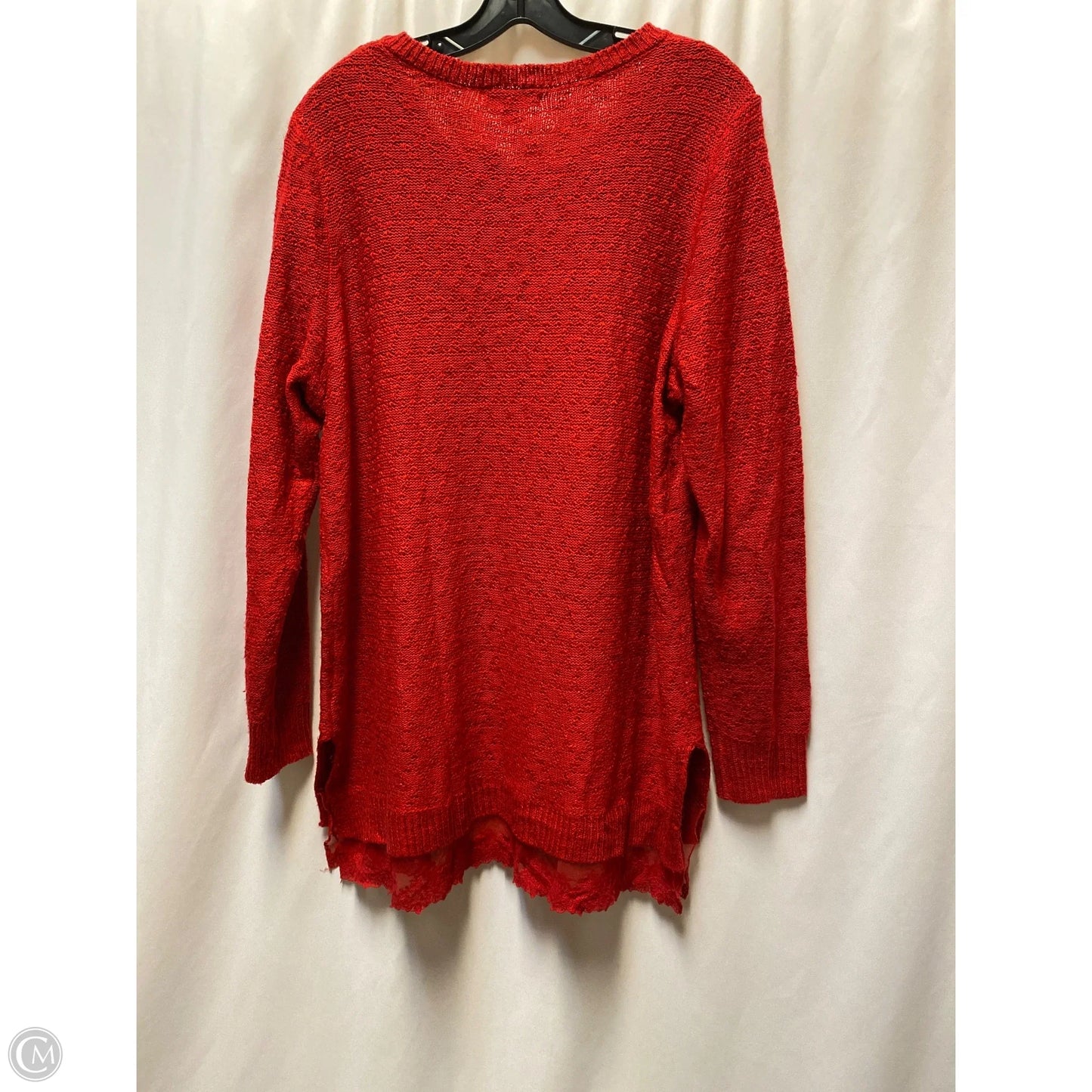 Sweater By Kim Rogers In Red, Size: 2x