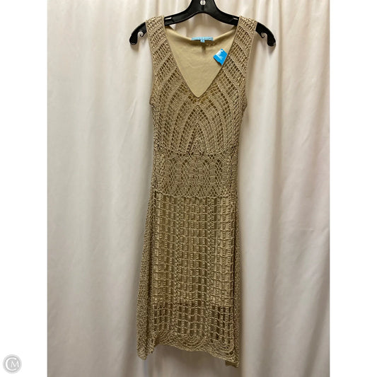 Dress Casual Midi By Antonio Melani In Gold, Size: S