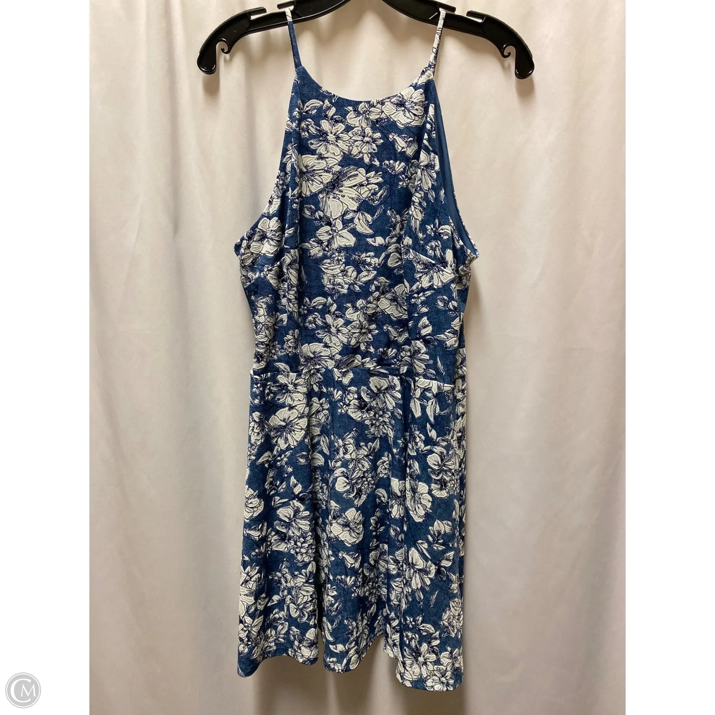 Dress Casual Midi By Fortune & Ivy In Blue, Size: L