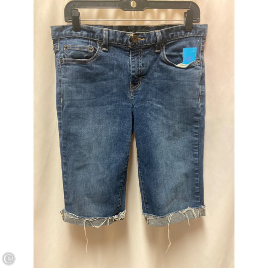 Shorts By Calvin Klein In Blue Denim, Size: 10