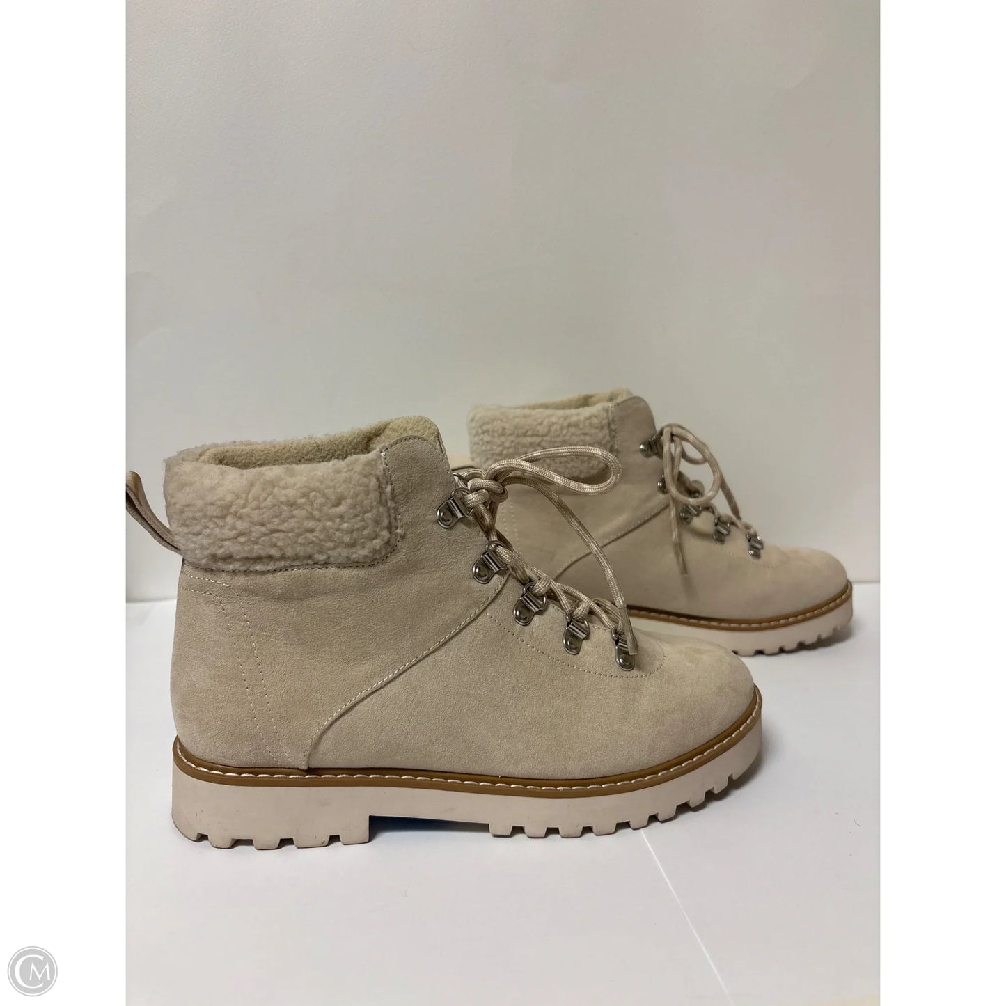 Boots Ankle Flats By Sonoma In Beige, Size: 9