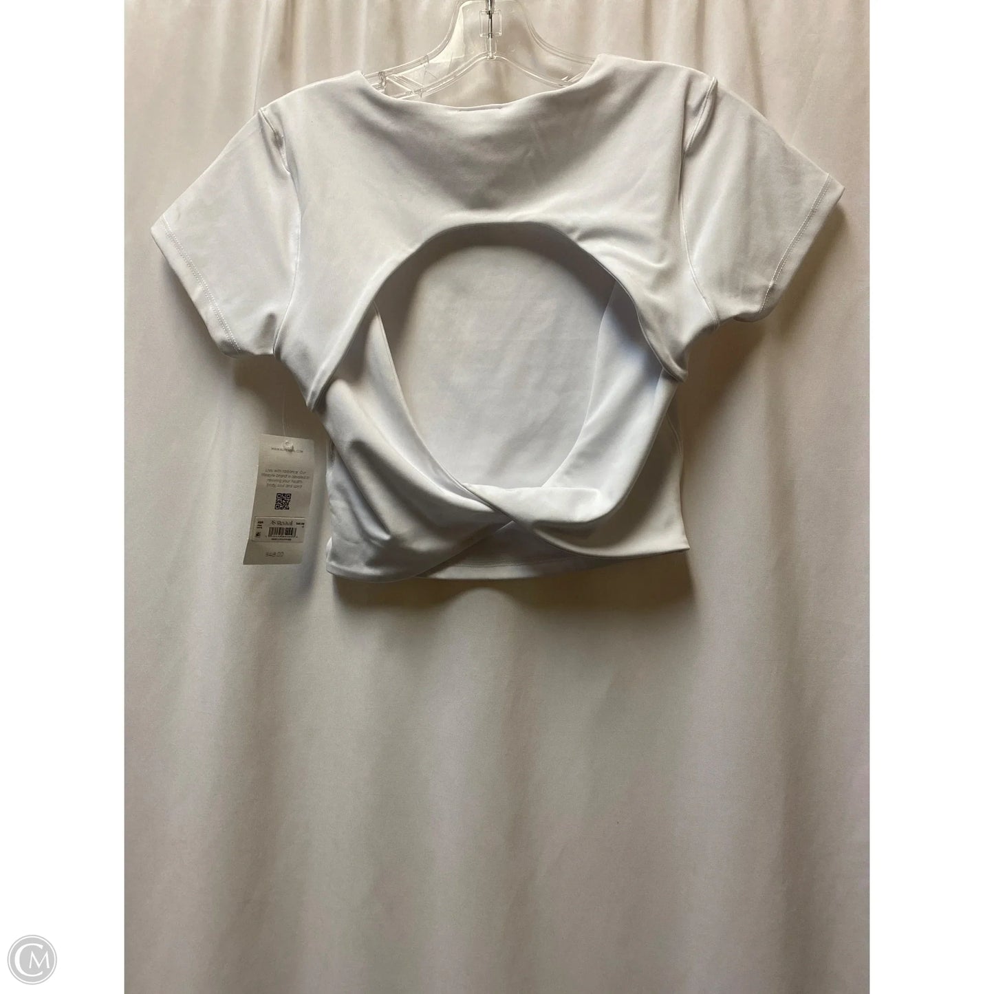 Athletic Top Short Sleeve By As Revival In White, Size: M