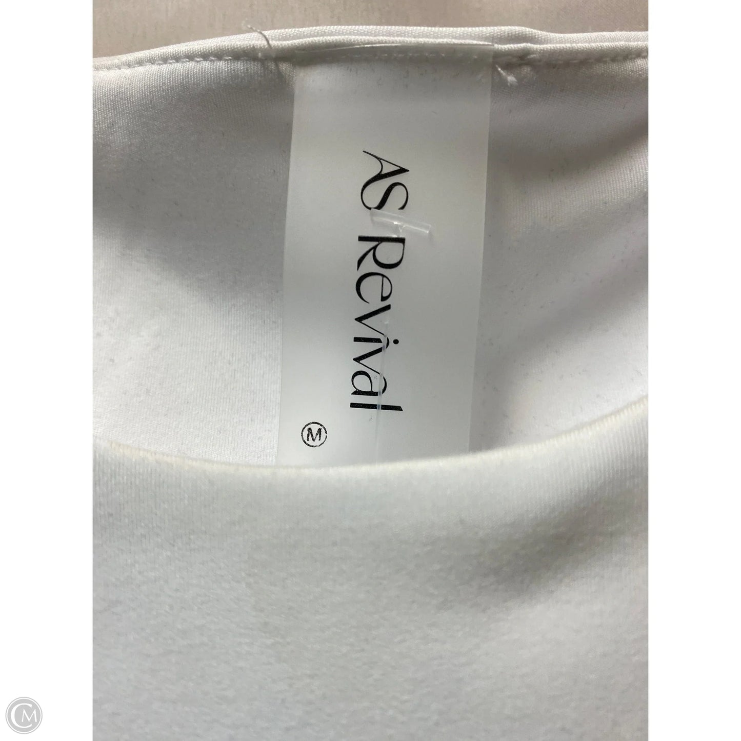 Athletic Top Short Sleeve By As Revival In White, Size: M