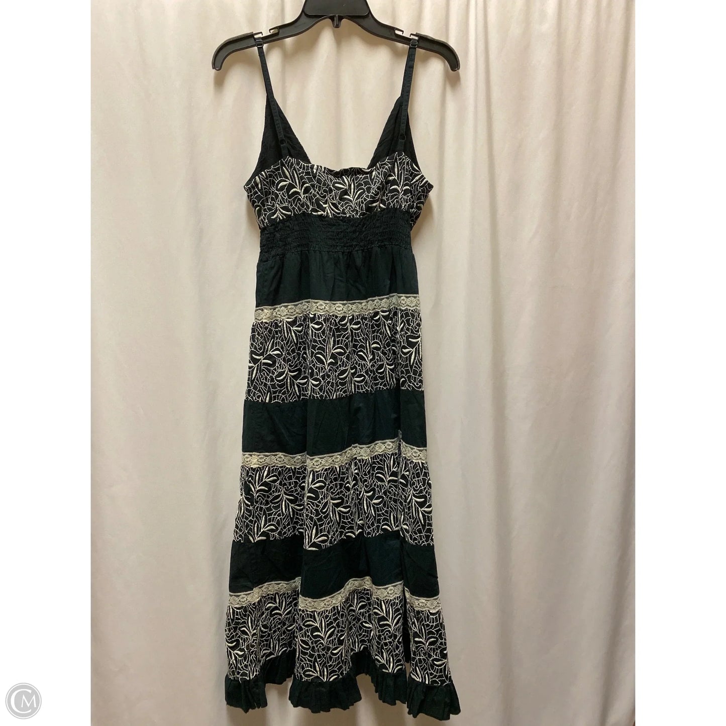 Dress Casual Maxi By Clothes Mentor In Black, Size: L