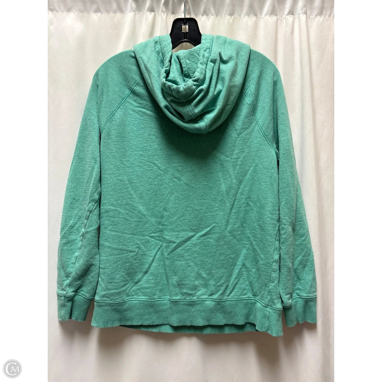Sweatshirt Hoodie By Sonoma In Green, Size: L