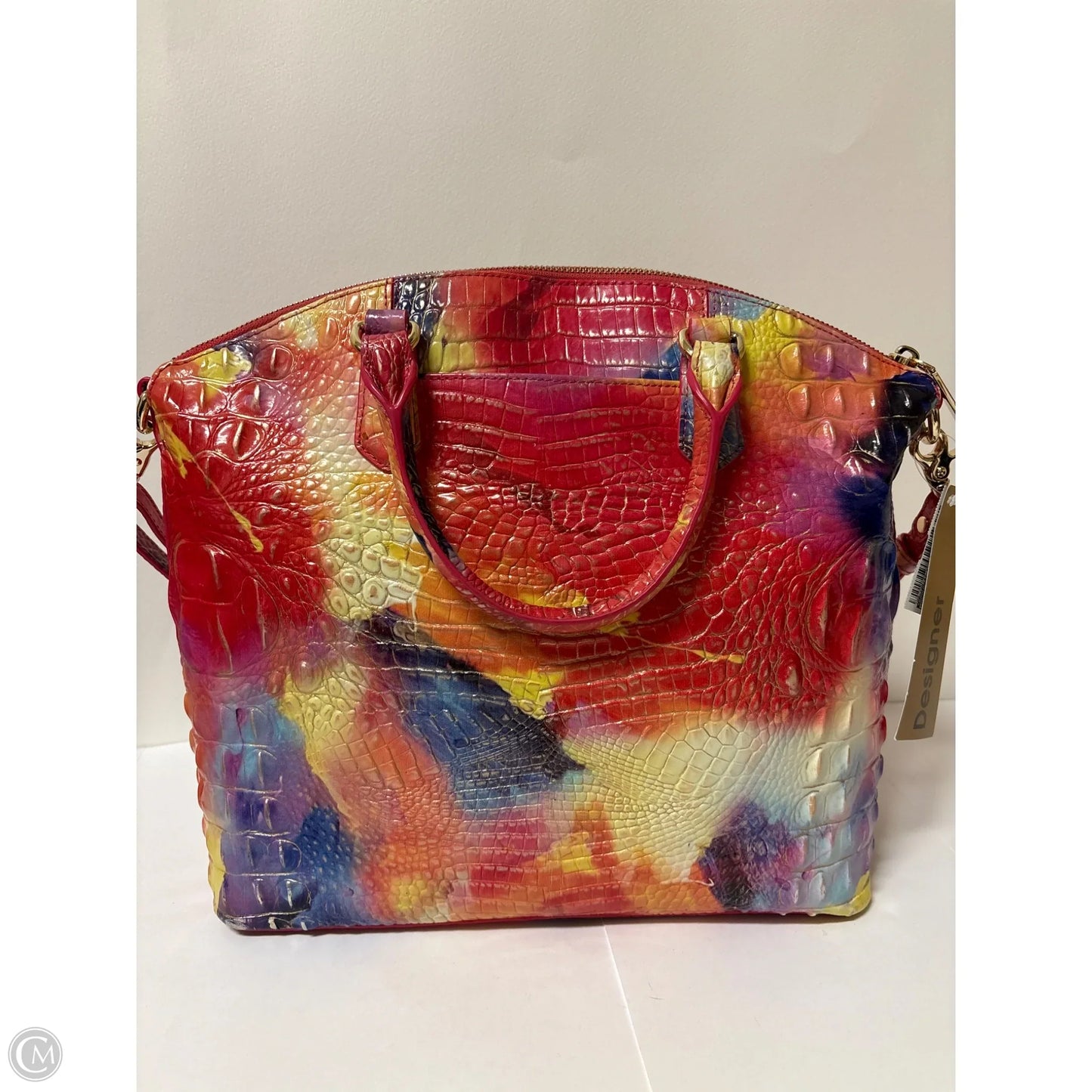 Handbag Designer By Brahmin, Size: Large