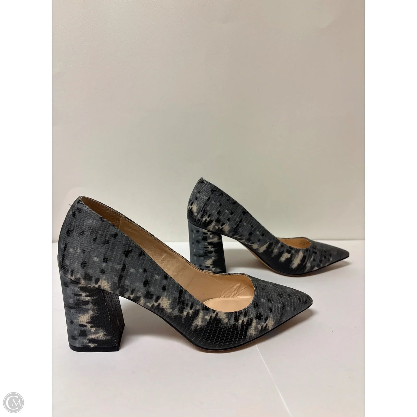 Shoes Heels Block By Vince Camuto In Grey, Size: 8