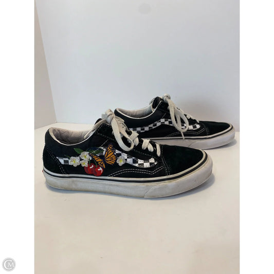 Shoes Sneakers By Vans In Black, Size: 8