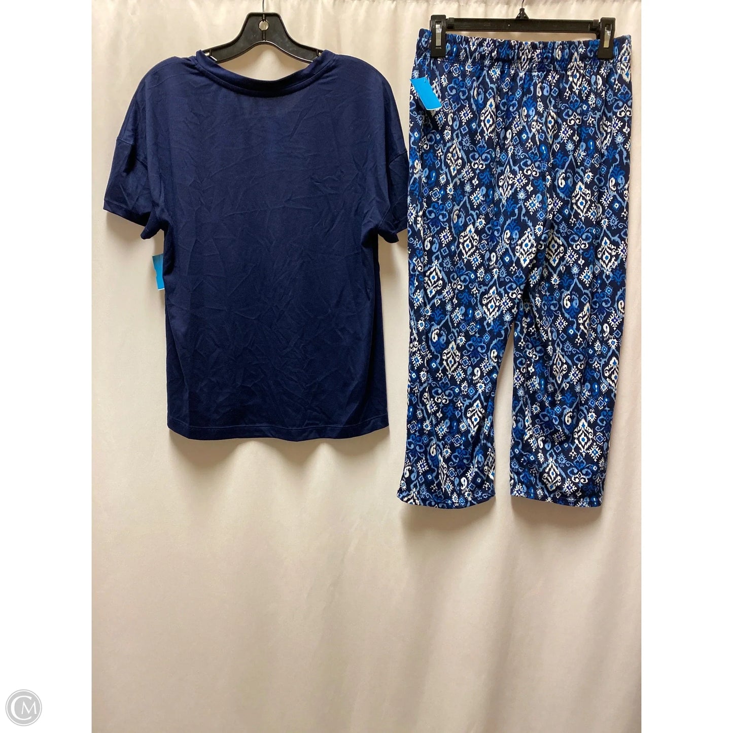 Pajamas 2pc By Cuddl Duds In Navy, Size: S