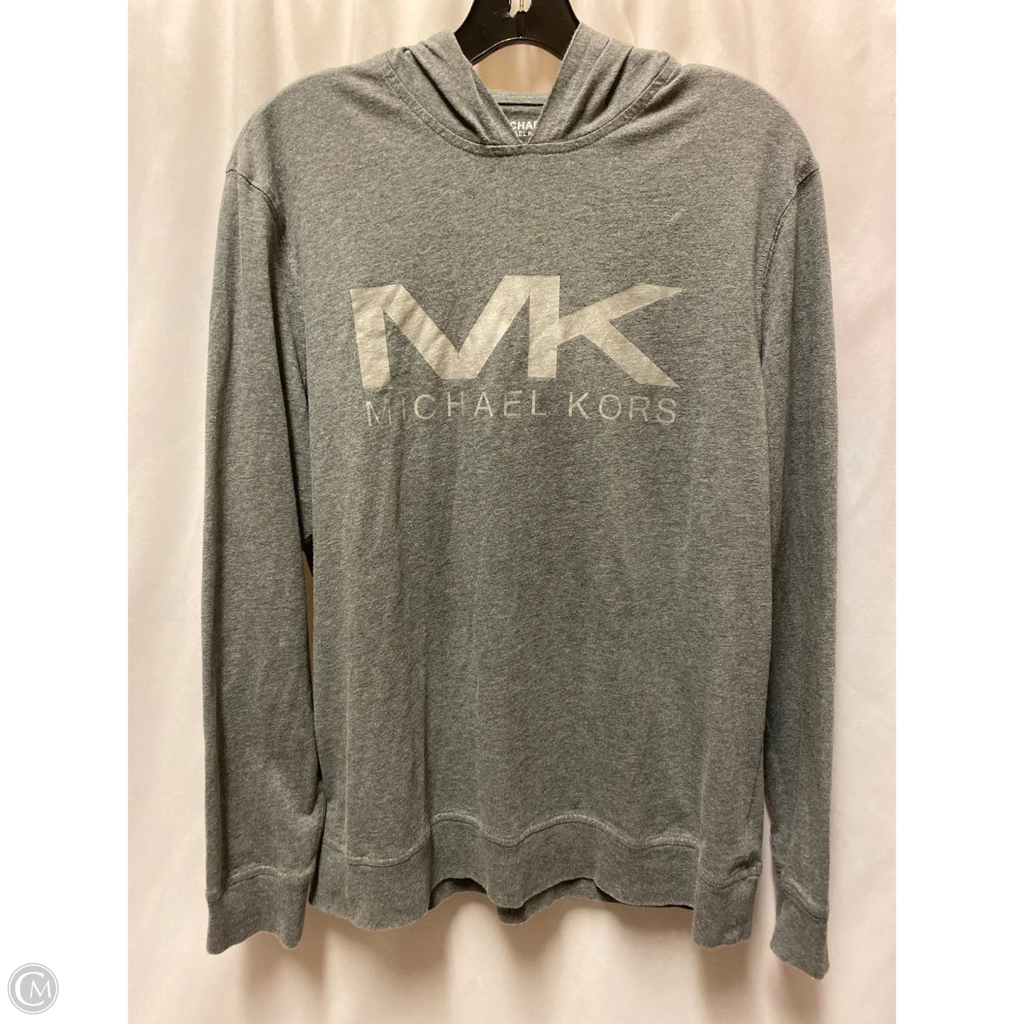 Top Long Sleeve By Michael By Michael Kors In Grey, Size: L