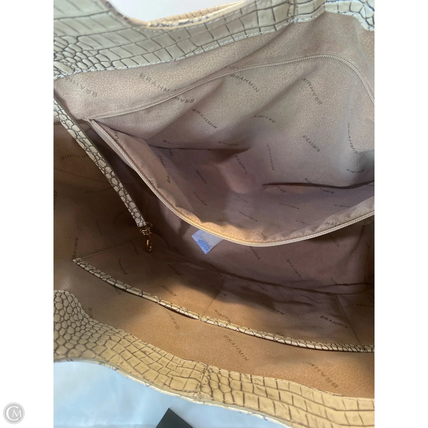 Handbag Designer By Brahmin, Size: Large