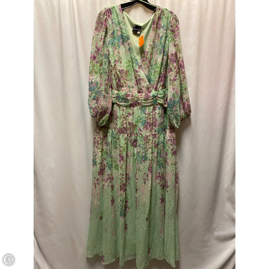 Dress Casual Maxi By Clothes Mentor In Green, Size: 2x