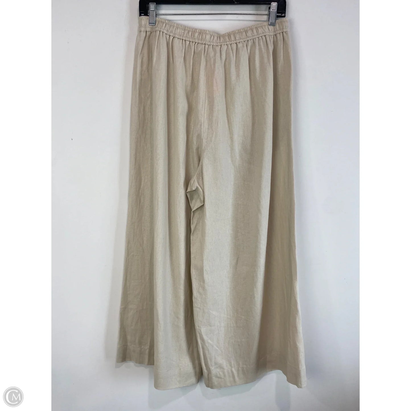 Pants Linen By Max Studio In Tan, Size: L