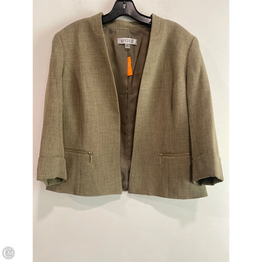Blazer By Kasper In Taupe, Size: L