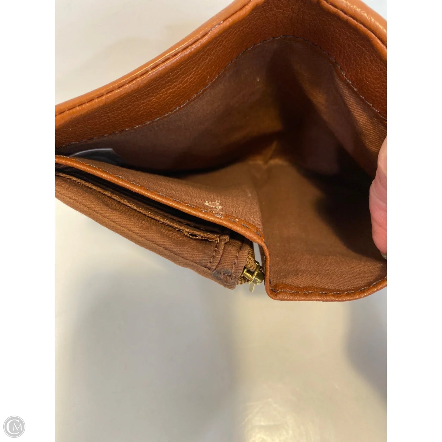 Wallet Leather By Fossil, Size: Medium