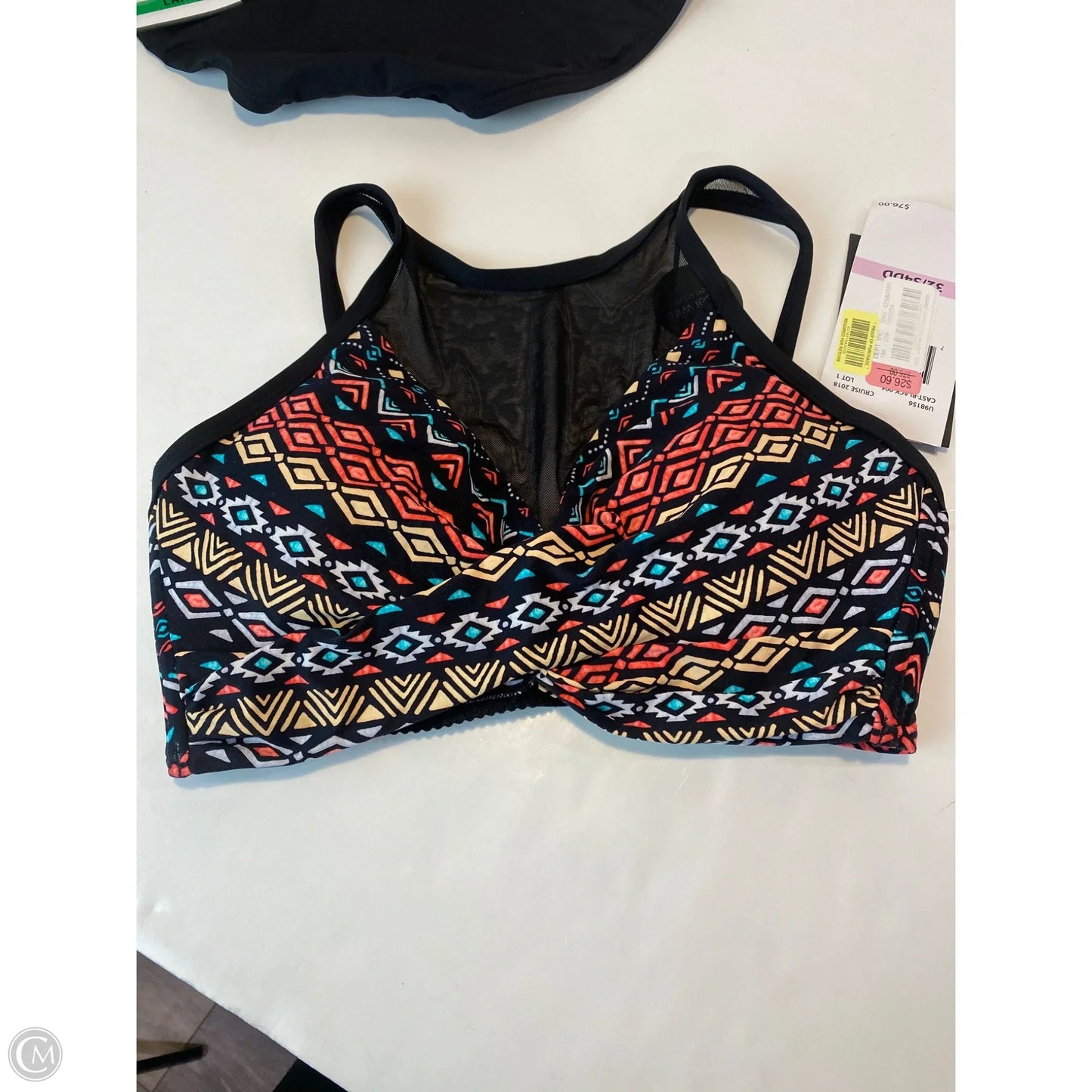 Swimsuit 2pc By Clothes Mentor In Black, Size: L