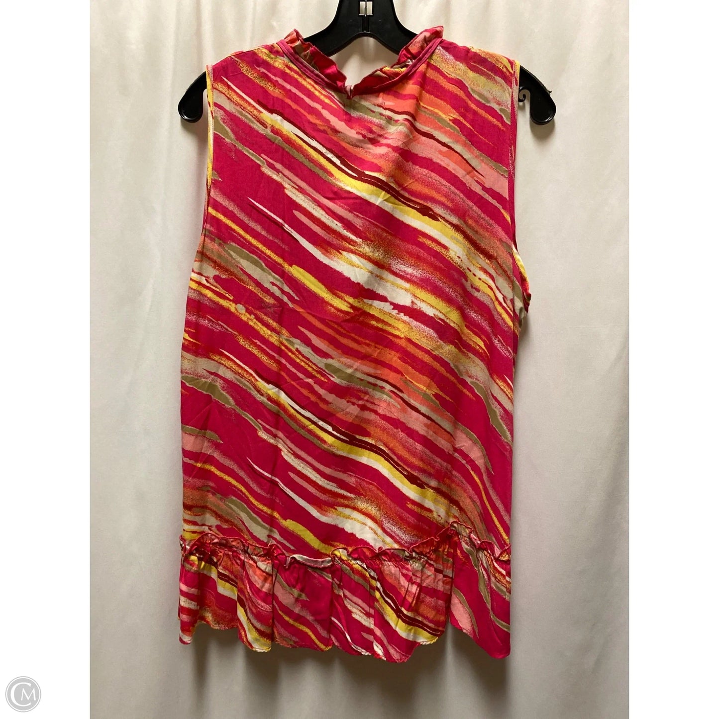 Top Sleeveless By Clothes Mentor In Pink, Size: L