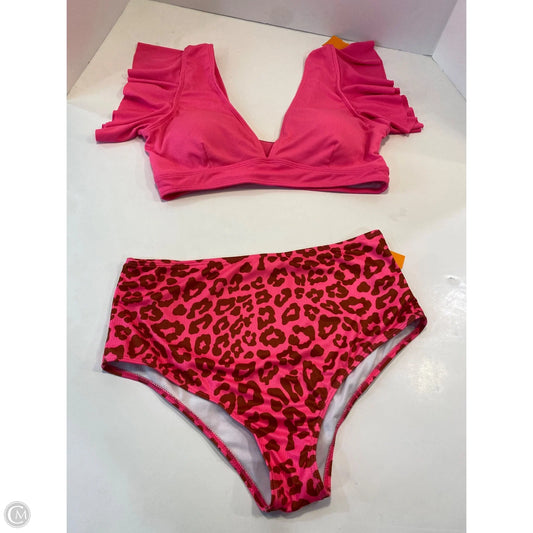 Swimsuit 2pc By Clothes Mentor In Pink, Size: Xl