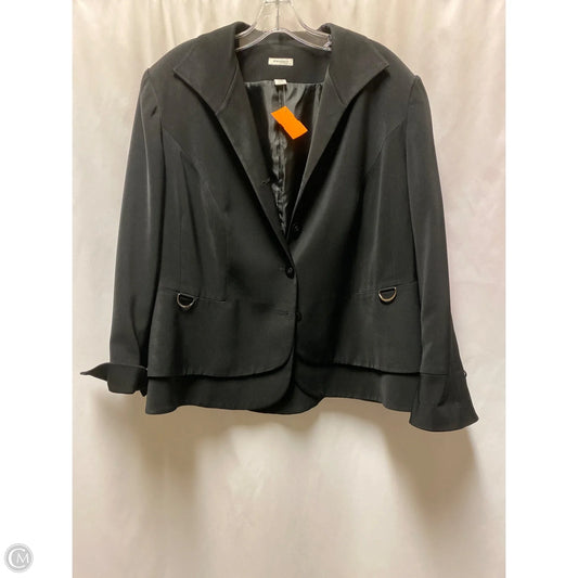 Blazer By Dressbarn In Black, Size: 18