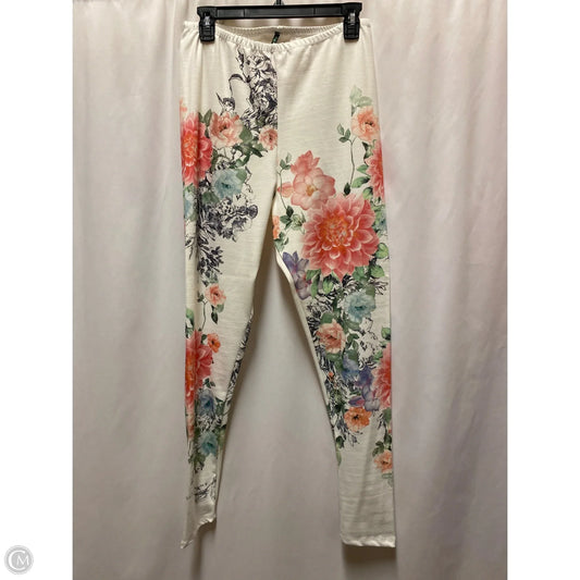Pants Leggings By Clothes Mentor In White, Size: 2x