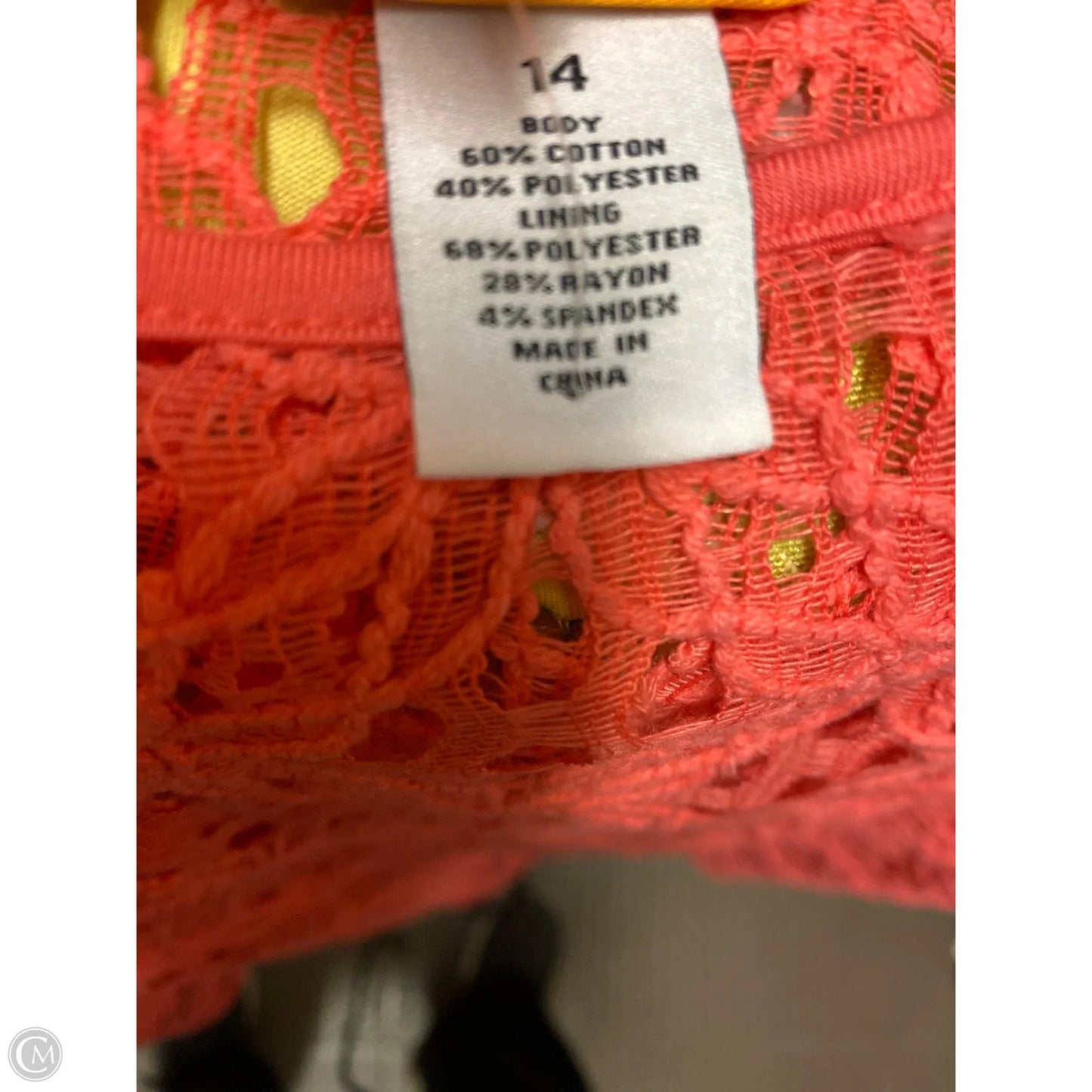 Top Short Sleeve By Ruby Rd In Pink, Size: L