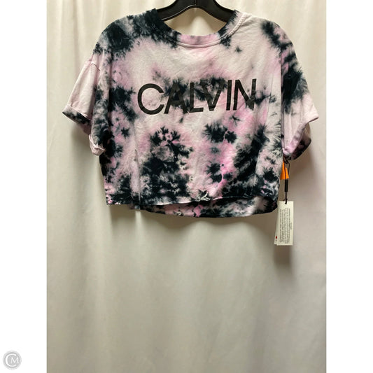 Athletic Top Short Sleeve By Calvin Klein In Pink, Size: M
