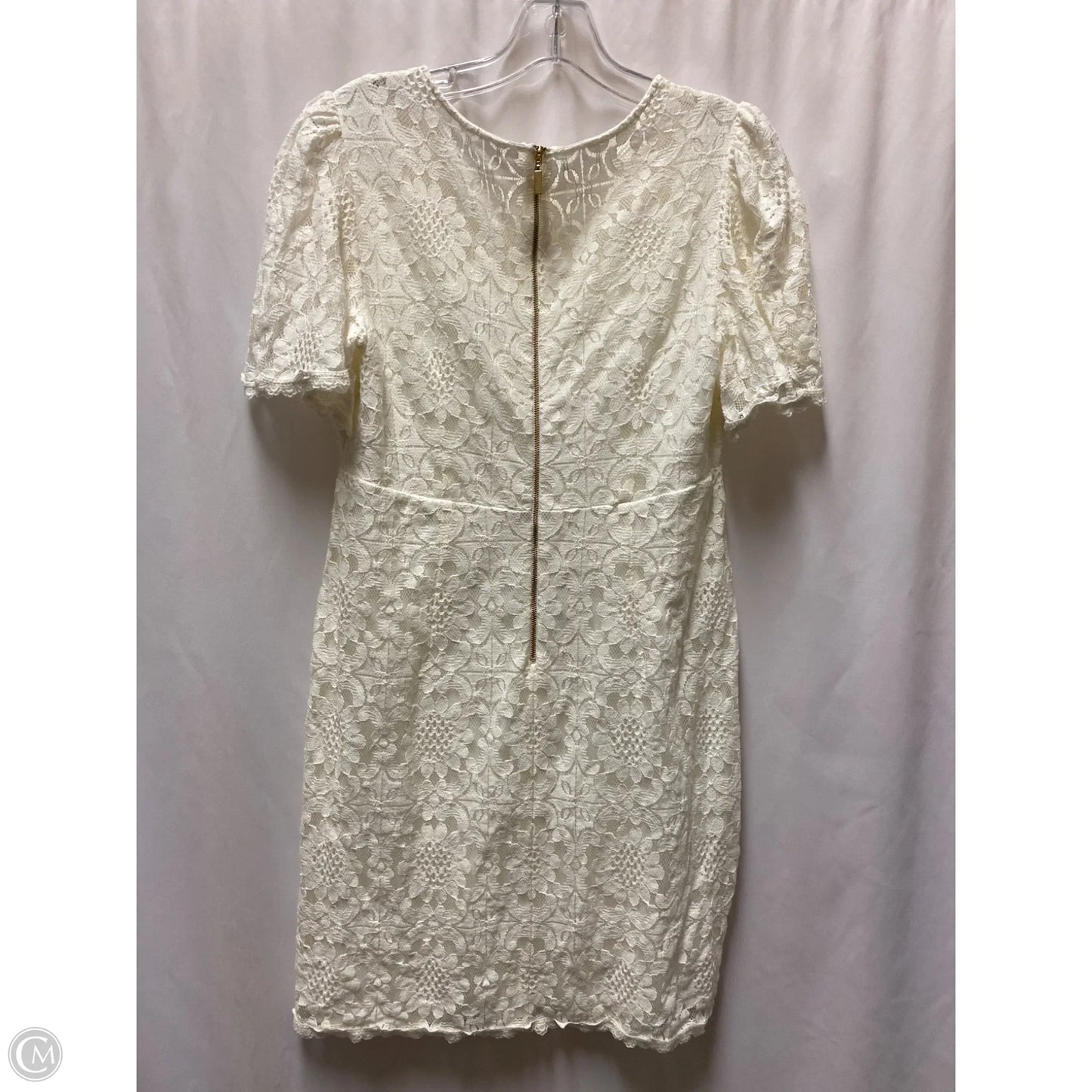 Dress Casual Midi By Cato In White, Size: M