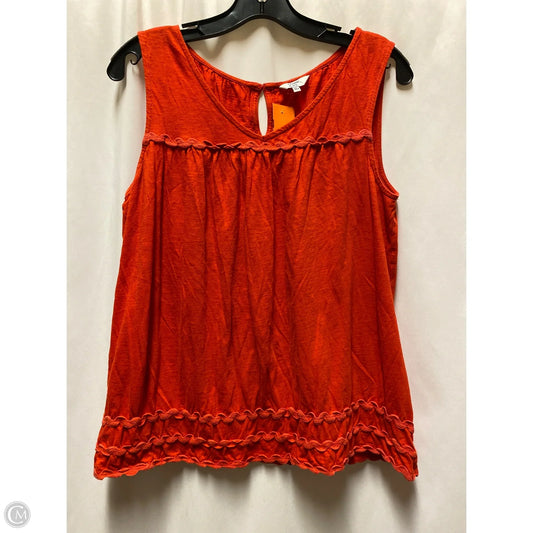 Top Sleeveless By Crown And Ivy In Red, Size: M